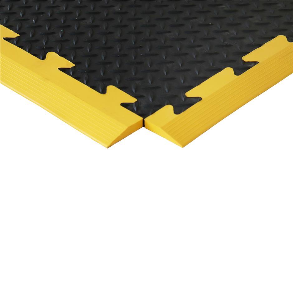 CheckerLok 500x500x14 mm vinylflise, sort