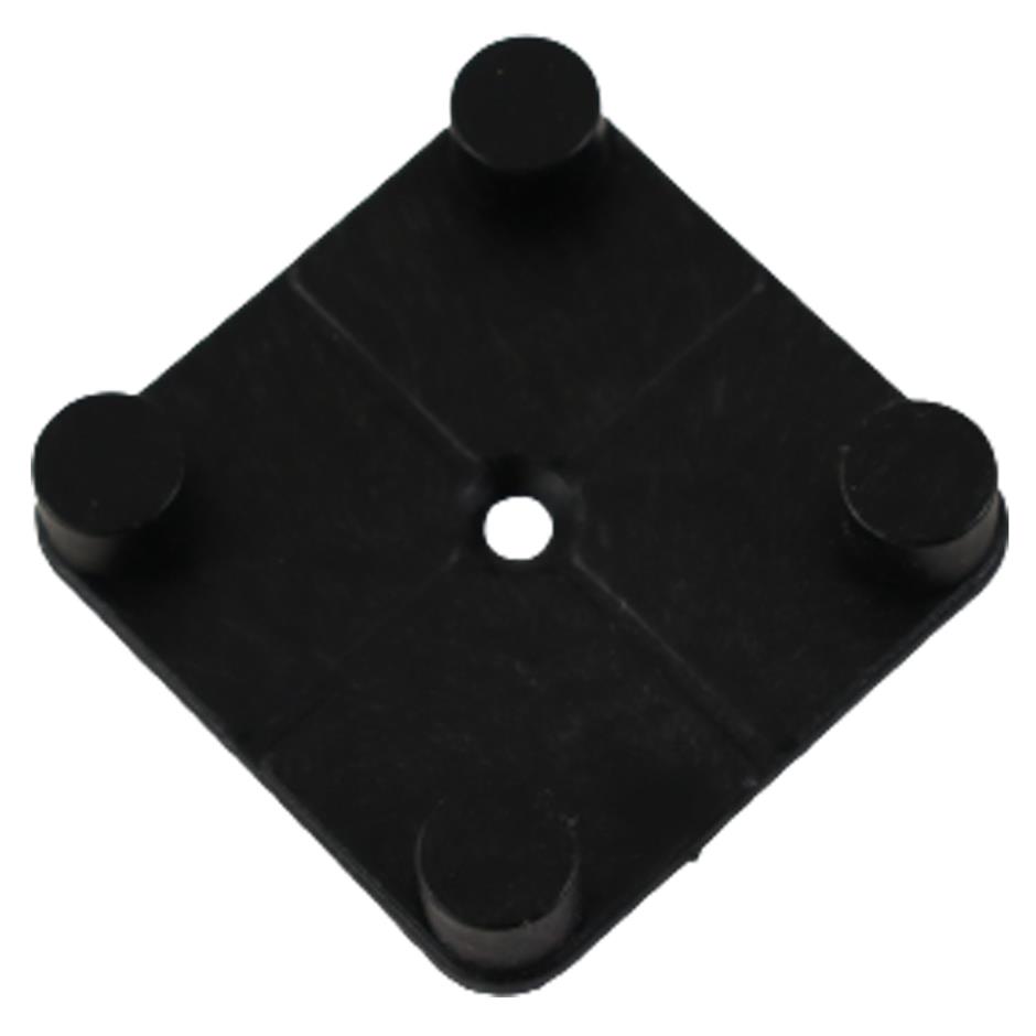 ErgoTile QUAD EasyConnect 1000x1000x20 mm gummifliser med impact bund, C4-15% GV grå