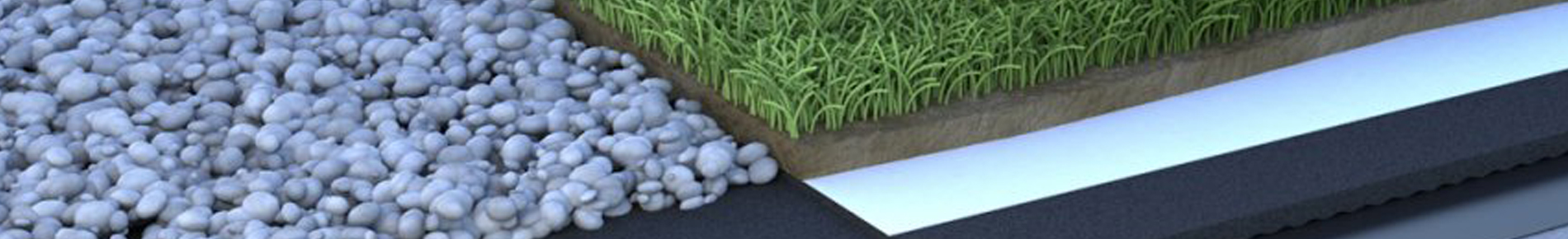 Regupol Drain Plus gummibelægning med drænende egenskaber for bygningsbeskyttelse 