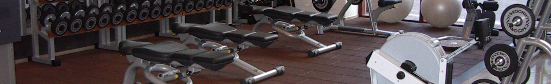 ErgoTile quad gummifliser Health club Banner