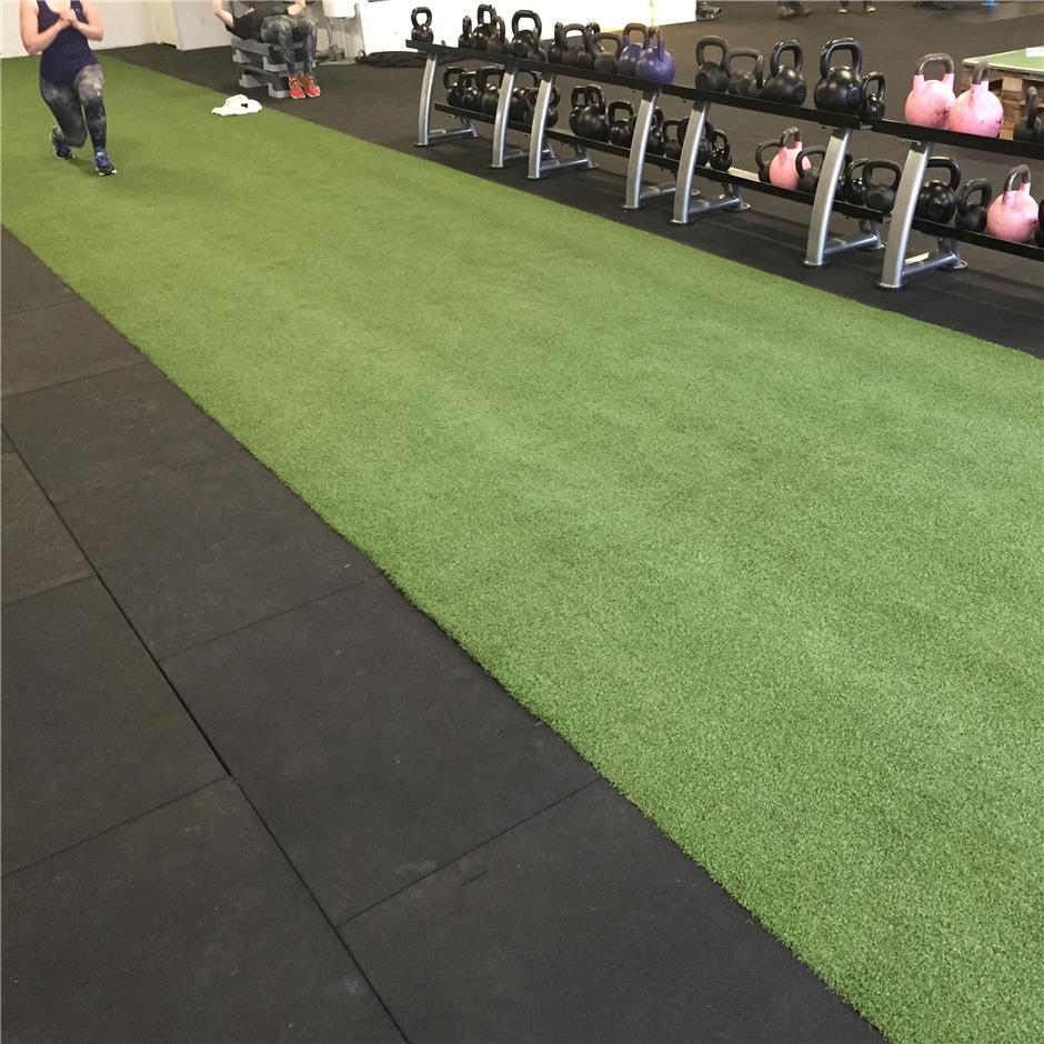 ErgoGrass -  Kunstgræs for crossfit, 15 mm, leveret i ruller a 2x20 m, grøn