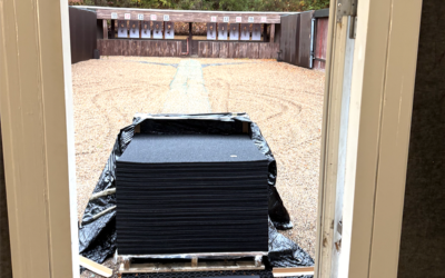 ErgoTile Quad gummifliser hos Vingsted Skydebaner