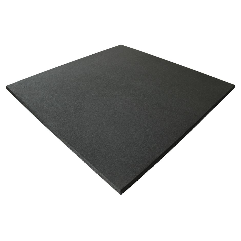 ErgoTile QUAD X 1000x1000x25 mm gummifliser, C1X-sort