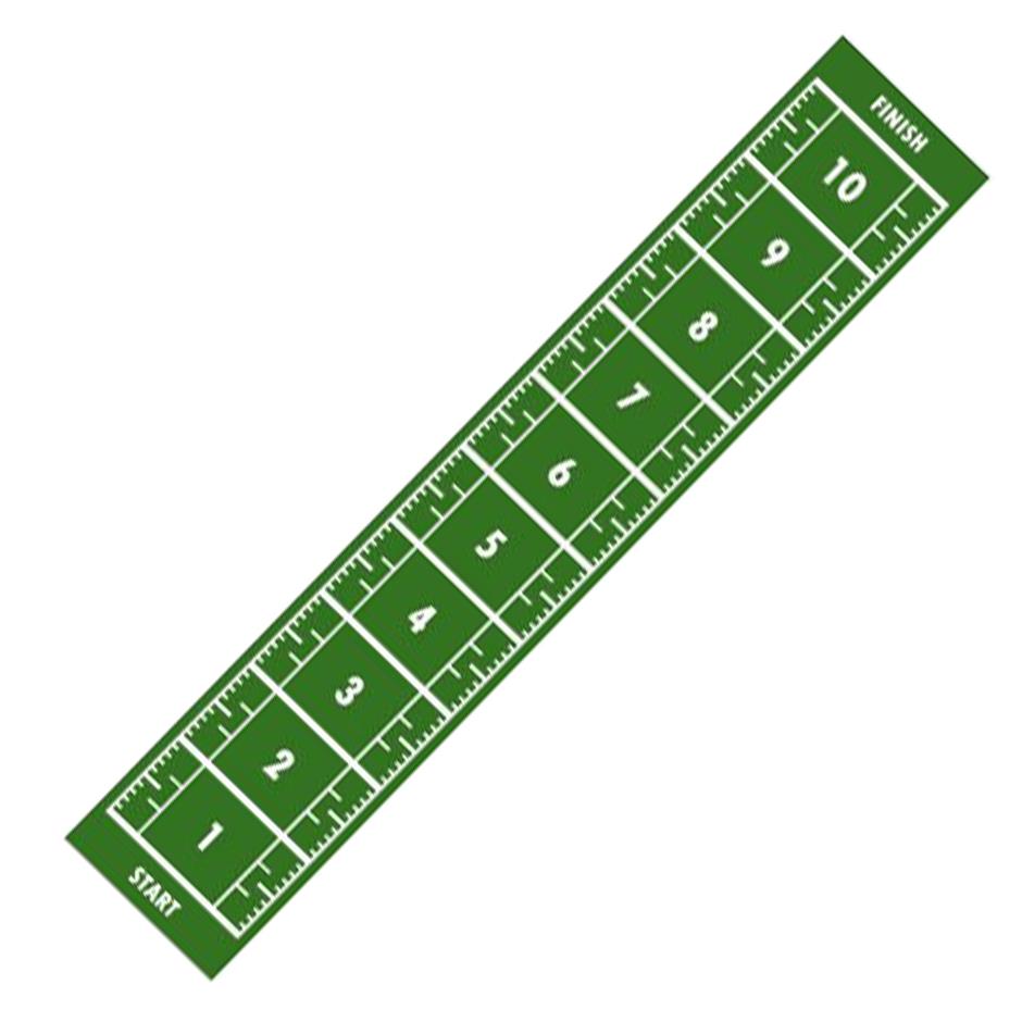 ErgoGrass Prowler Sled Track, Jason Type B, 15 mm, 2x11 m, grøn med tuftet/vævet design i hvid farve