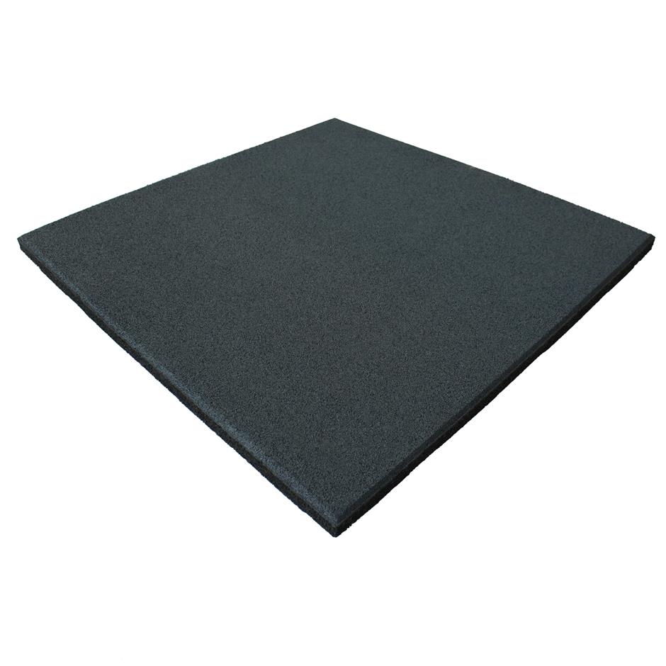 ErgoTile QUAD DIY 516x516x30 mm gummifliser, (4 stk/m2), vægt ca. 22,2 kg/m2, for samling m. X-connector system, C1-mørkegrå