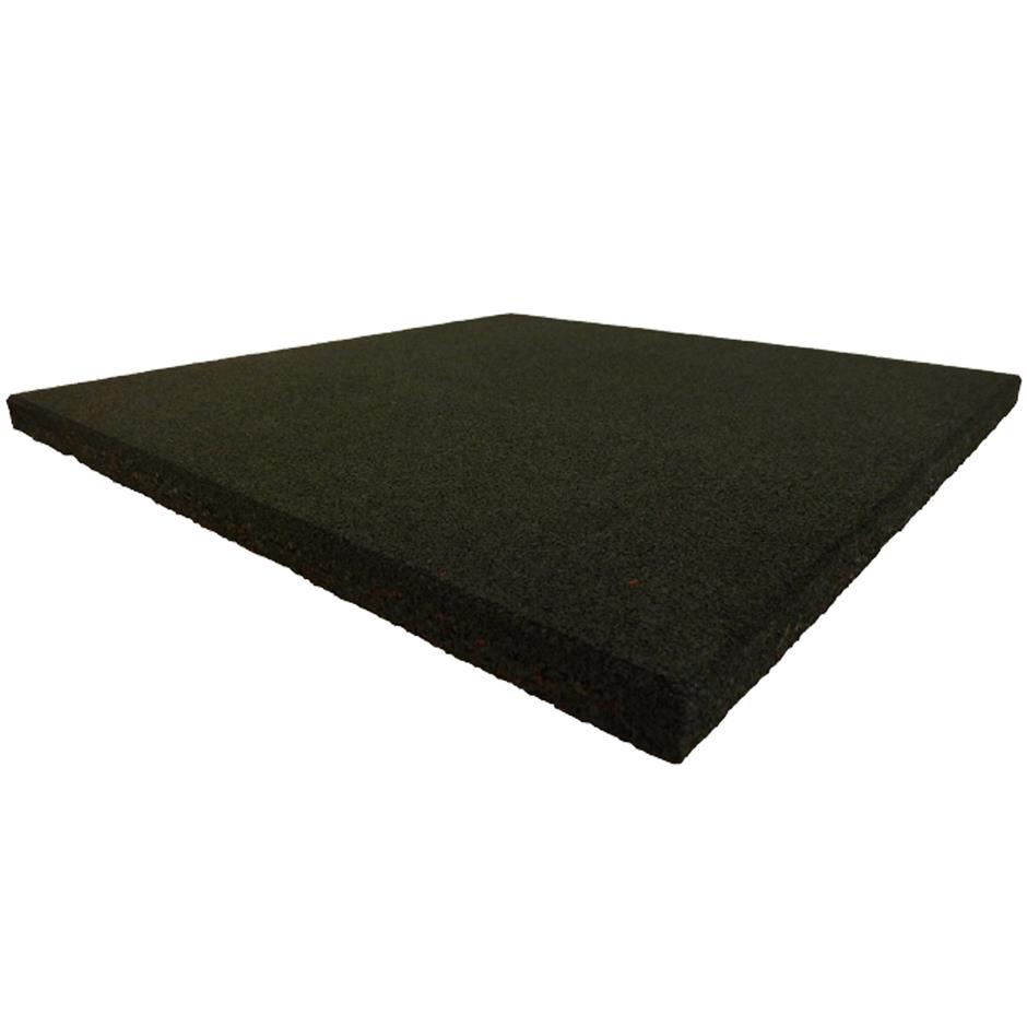 ErgoTile QUAD X 1000x1000x15 mm gummifliser, C1X-sort