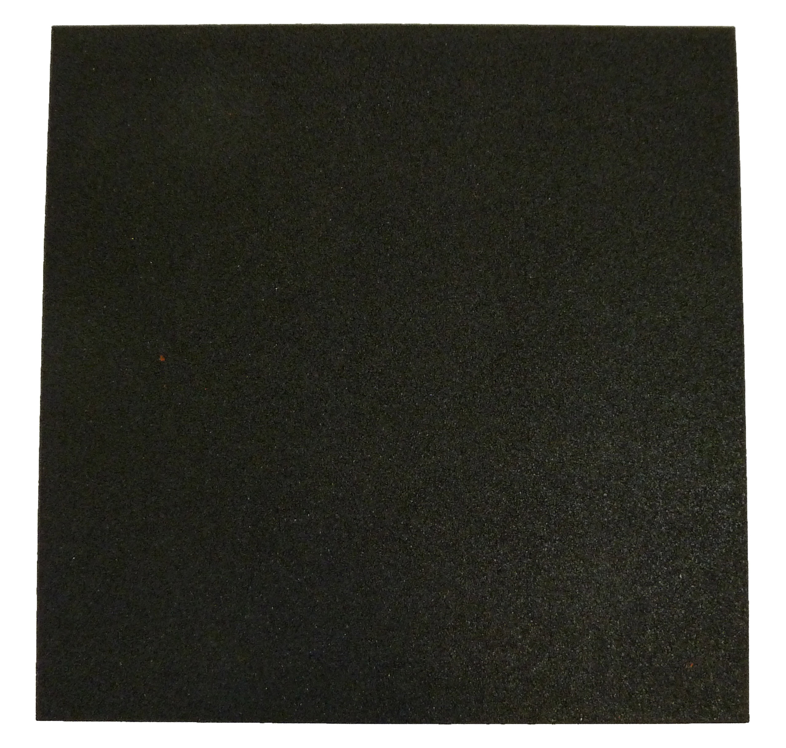 ErgoTile QUAD 500x500x10 mm gummifliser, C1 - sort.