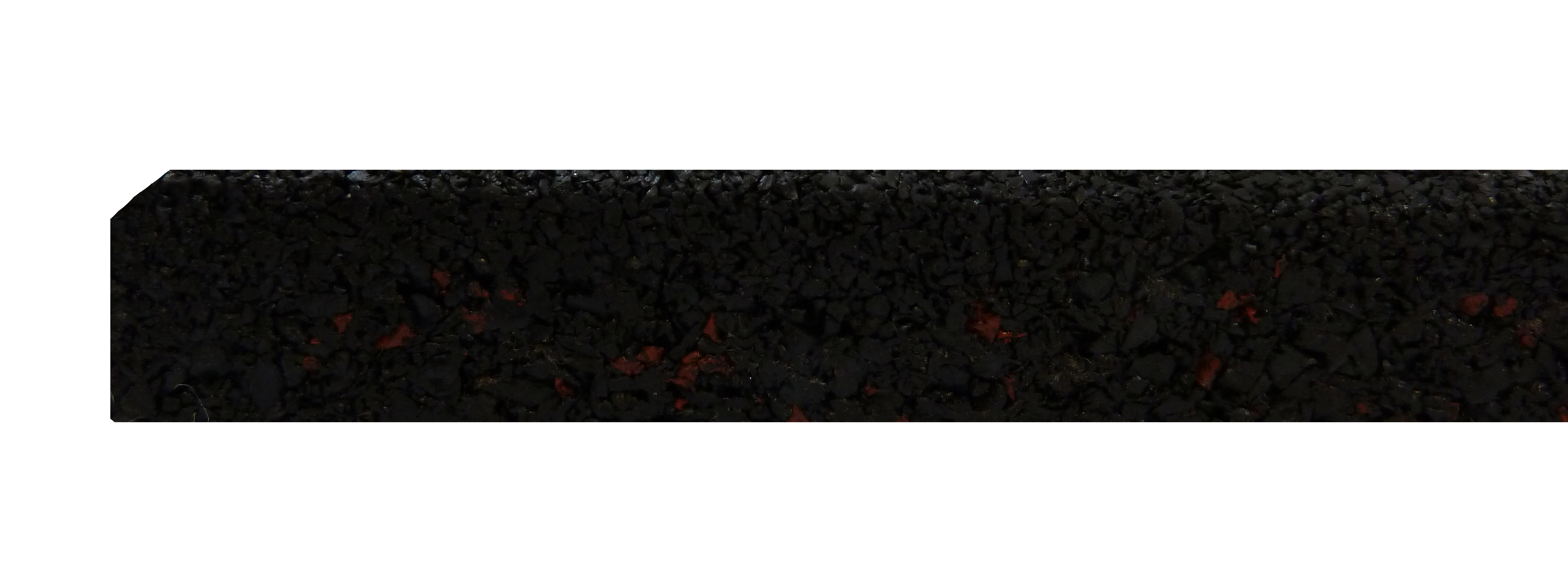 ErgoTile QUAD 500x500x25 mm gummifliser, C1- sort.