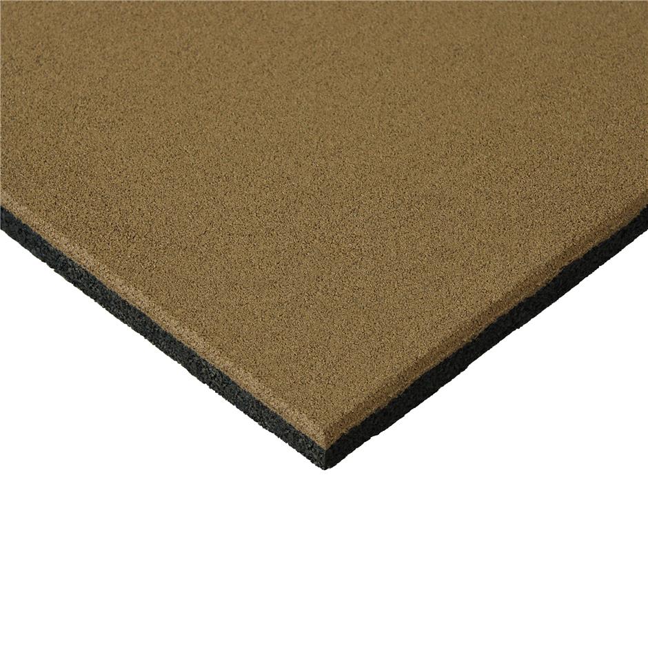 ErgoTile QUAD DIY 516x516x30 mm gummifliser, (4 stk/m2), vægt ca. 22,2 kg/m2, for samling m. X-connector system, C1-sand