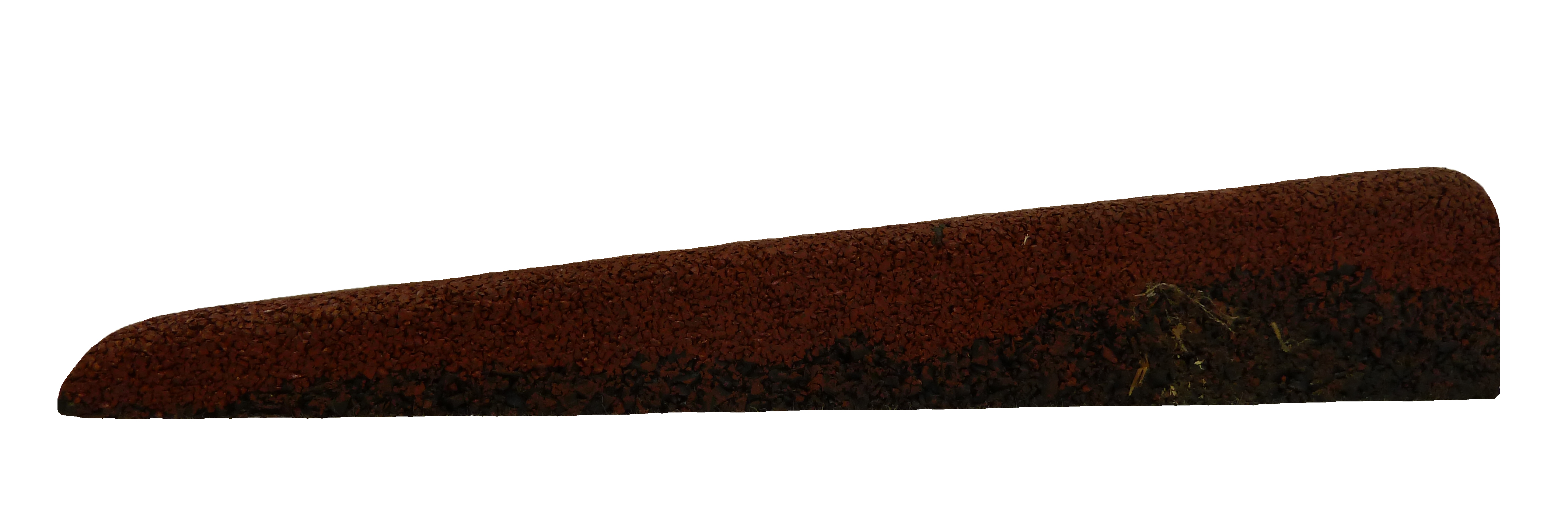 Gummirampe 45x248x1016 mm for 45 mm ErgoPlay gummifliser, C1-rød