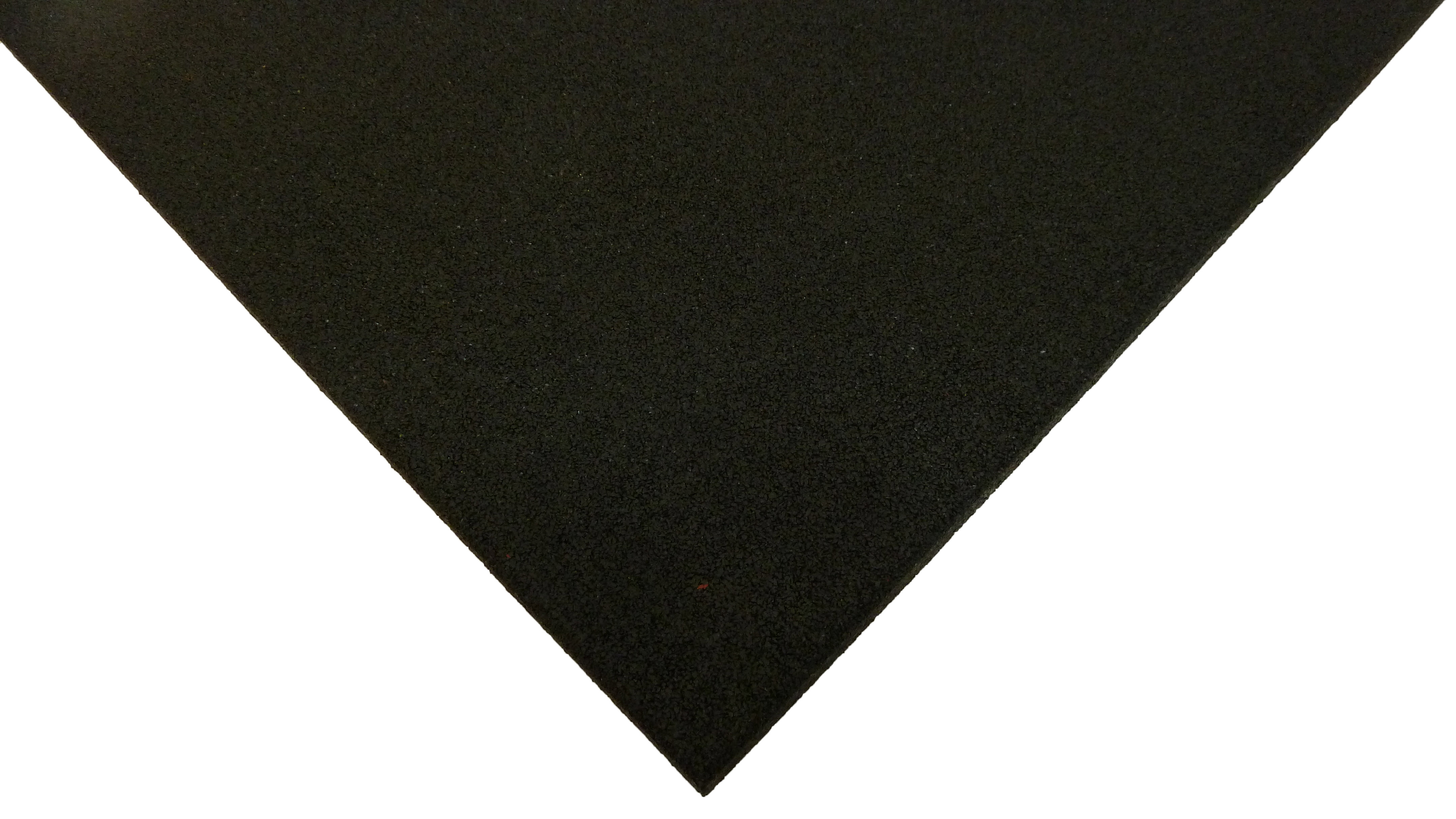 ErgoTile QUAD 500x500x15 mm gummifliser, C1 - sort. Brandklasse efl.
