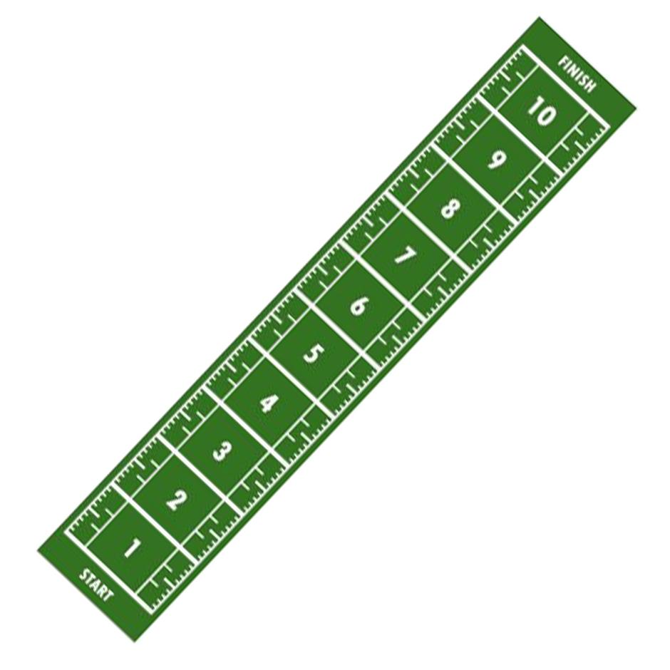 ErgoGrass Prowler Sled Track, Jason Type A, 15 mm, 2x11 m, rød med tuftet/vævet design i hvid farve