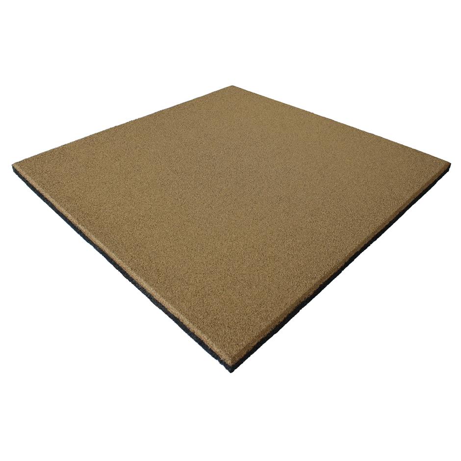 ErgoTile QUAD DIY 516x516x30 mm gummifliser, (4 stk/m2), vægt ca. 22,2 kg/m2, for samling m. X-connector system, C1-sand