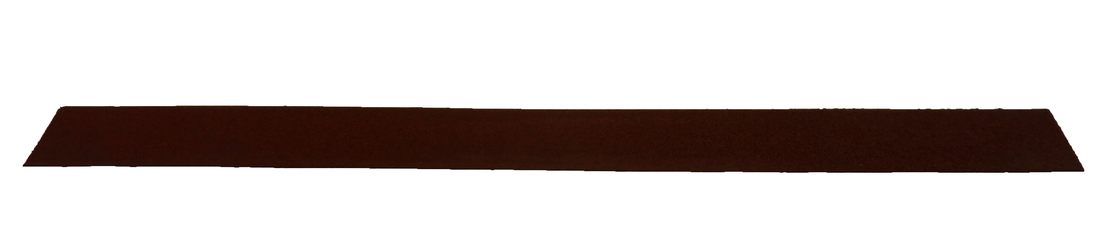 Gummirampe 15x80x1000 mm, for Quad gummifliser, Rød