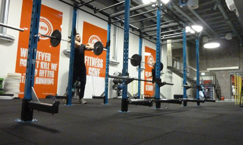 ErgoTile QUAD Gummifliser - Fitness StÃ¸d-, stÃ¸j- og vibrationsdÃ¦mpning i forbindelse med fitness, crossfit og frivÃ¦gtstrÃ¦ning.