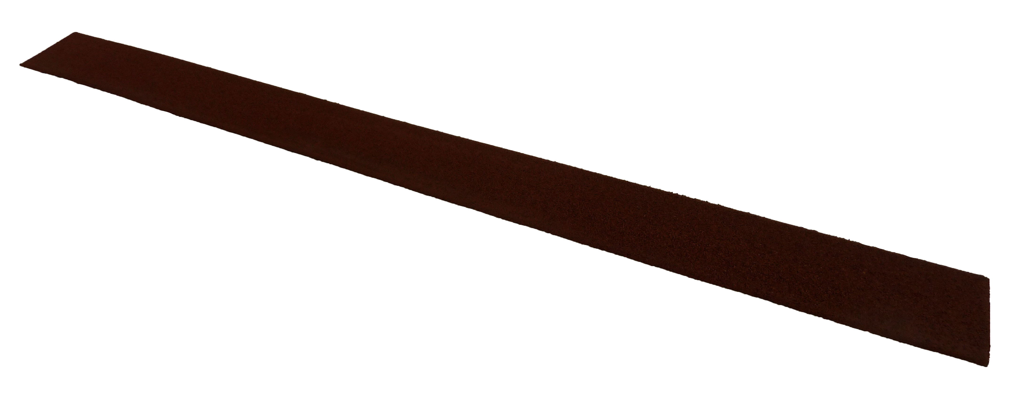Gummirampe 15x80x1000 mm, for Quad gummifliser, Rød