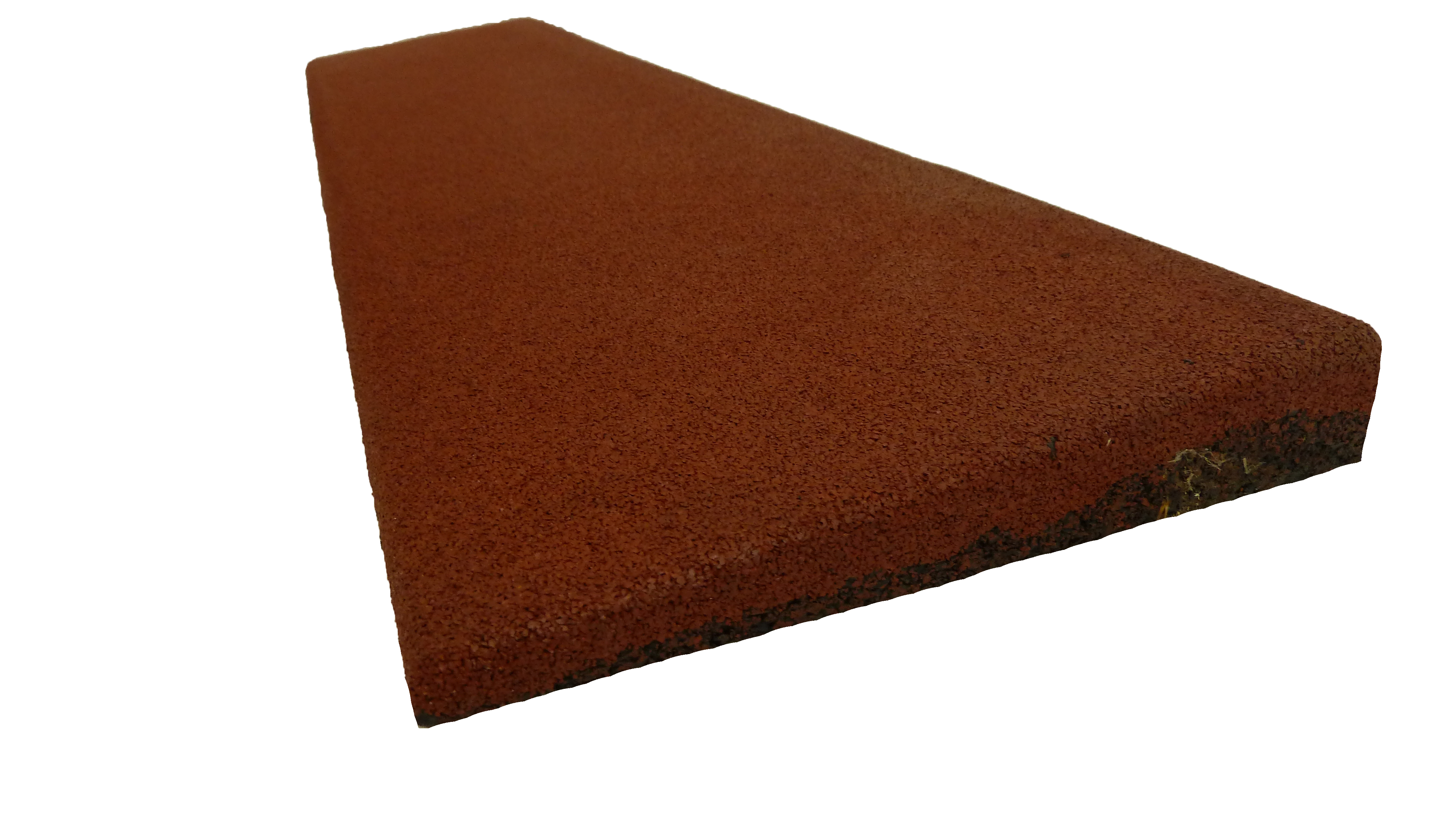 Gummirampe 45x248x1016 mm for 45 mm ErgoPlay gummifliser, C1-rød