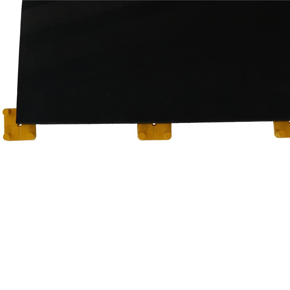 ErgoTile QUAD EasyConnect 1000x1000x20 mm gummifliser med impact bund, C4-15% GV grå