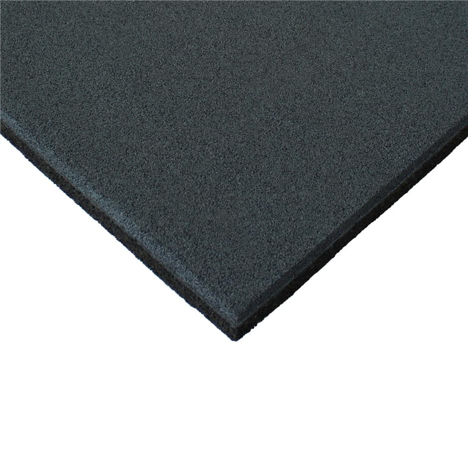 ErgoTile QUAD DIY 516x516x30 mm gummifliser, (4 stk/m2), vægt ca. 22,2 kg/m2, for samling m. X-connector system, C1-mørkegrå