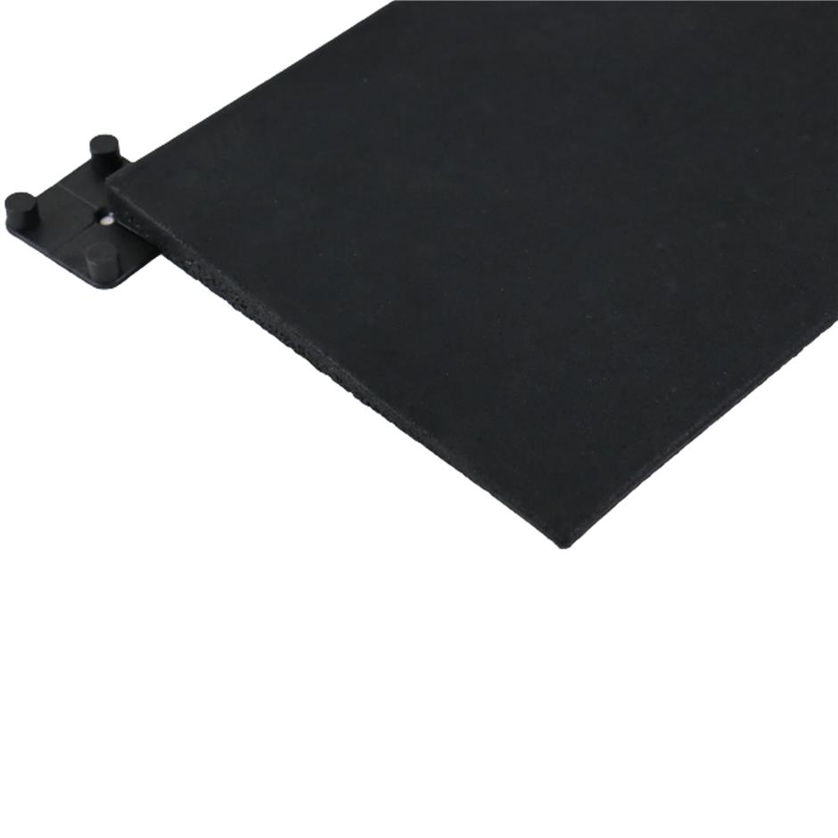 ErgoTile QUAD EasyConnect 1000x1000x30 mm gummifliser med impact bund type M, C1-sort